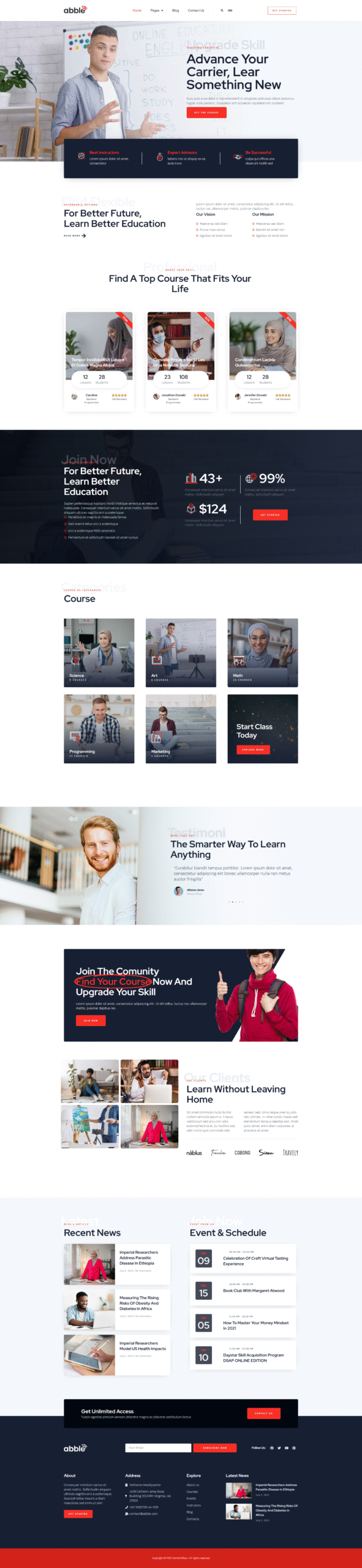 Abble Online Learning Education preview