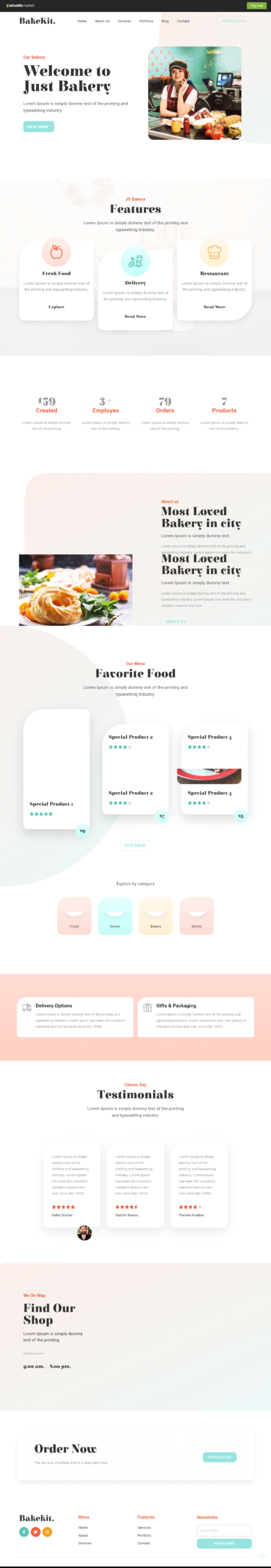 Bakekit Food And Cake preview
