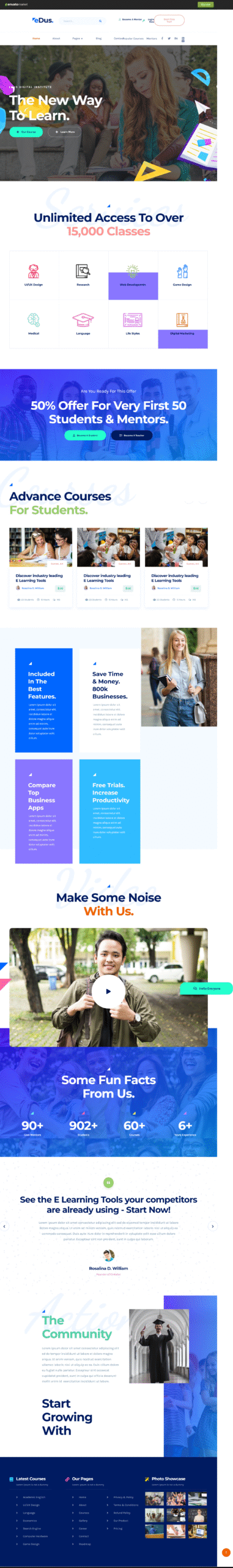 Edus Online Education preview