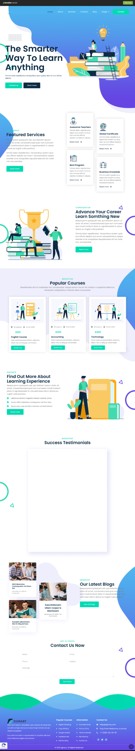 Eginary Online Education preview