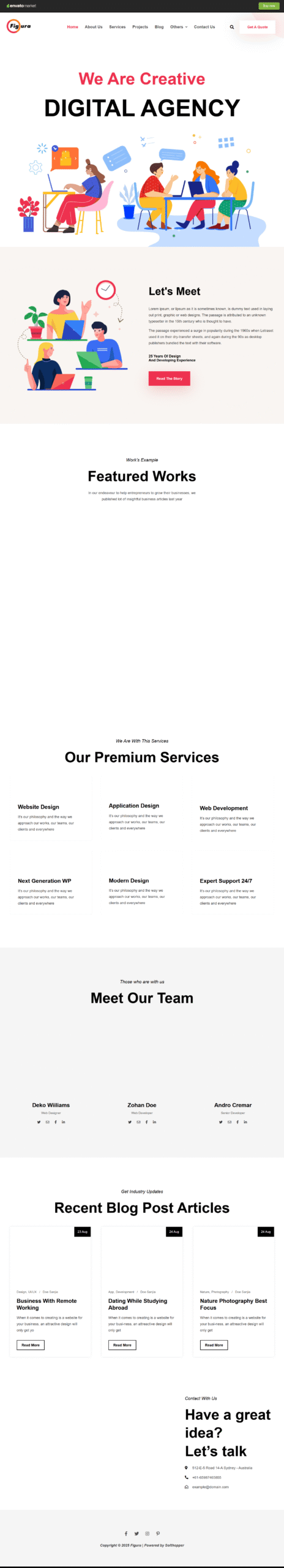 Figura Creative Agency preview