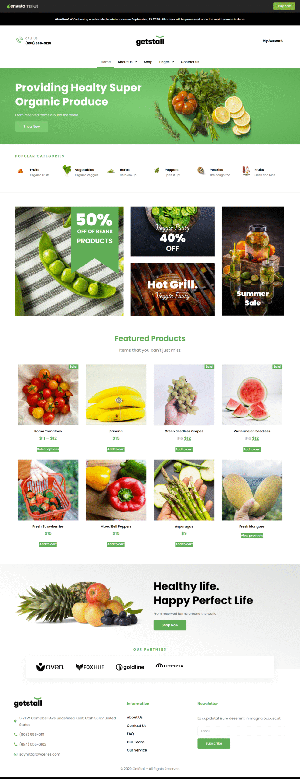 Getstall Grocery Store preview