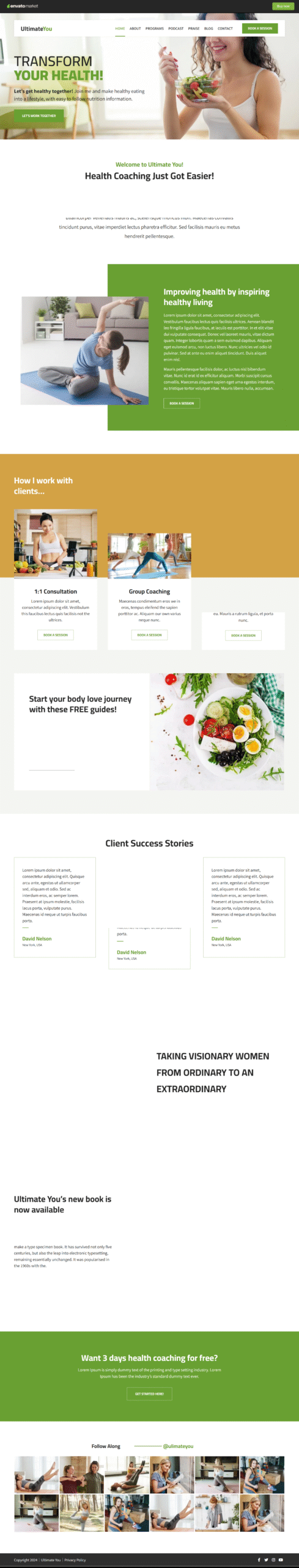 Ultimateyou Health Coach preview