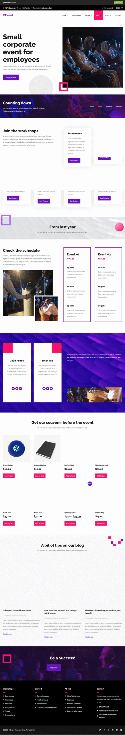 Xevent Small Conference Event preview